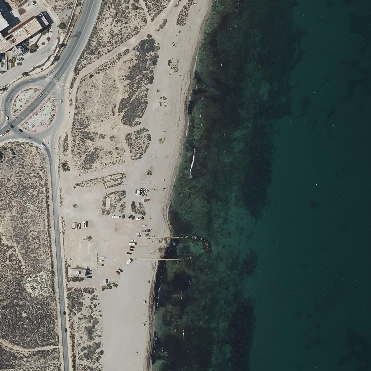 Aerial map of Playa Can Agua Amarga