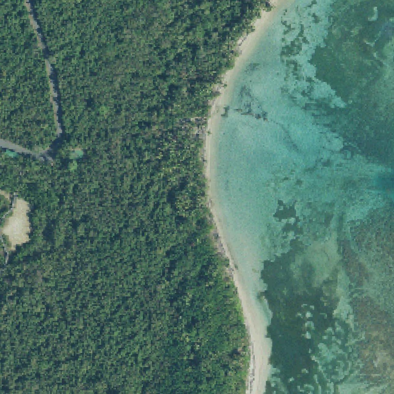 Aerial map of Playa Canalejo