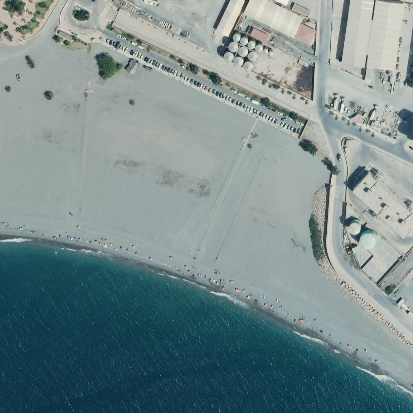 Aerial map of Playa Canina - Playacan