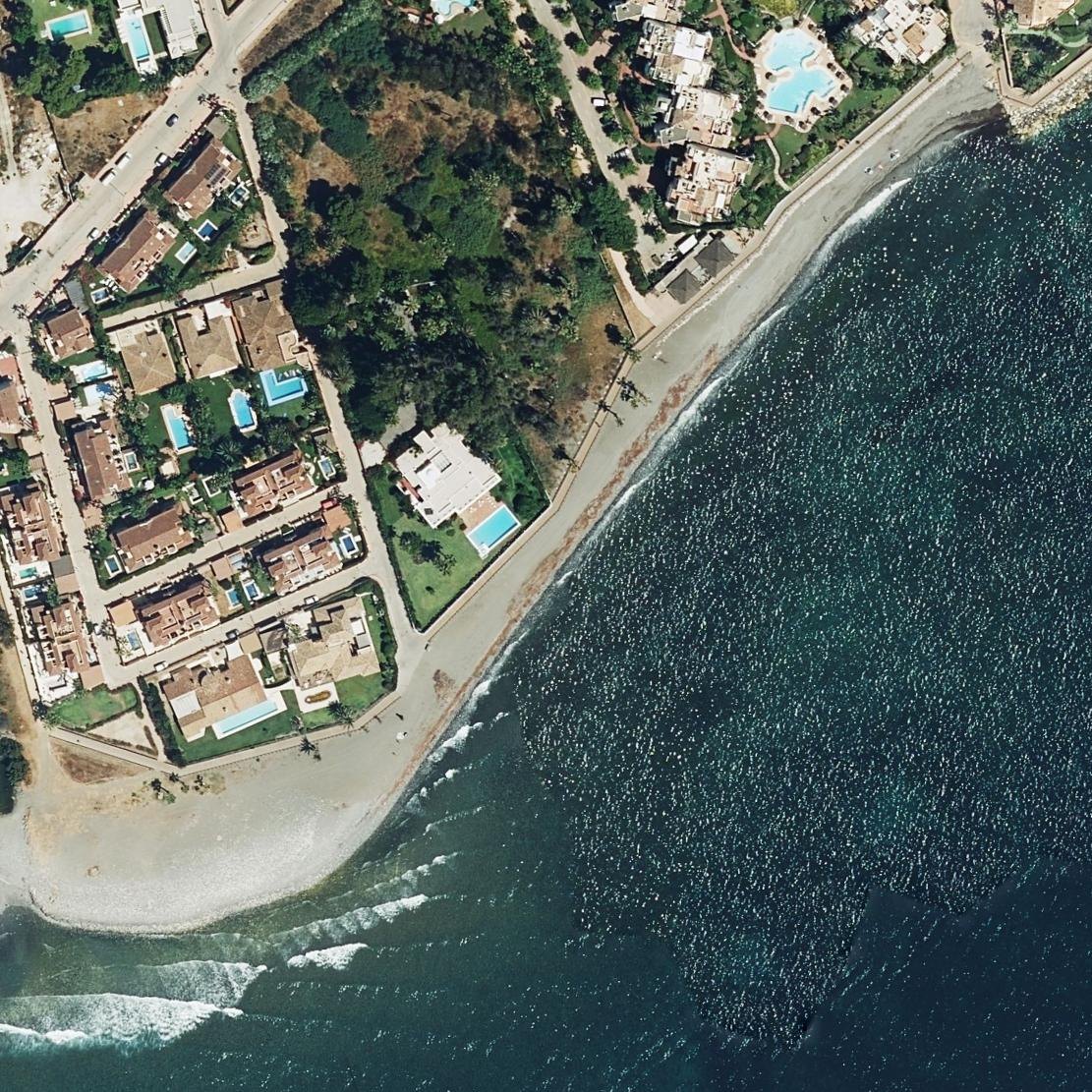 Aerial map of Playa Canina Ventura del Mar
