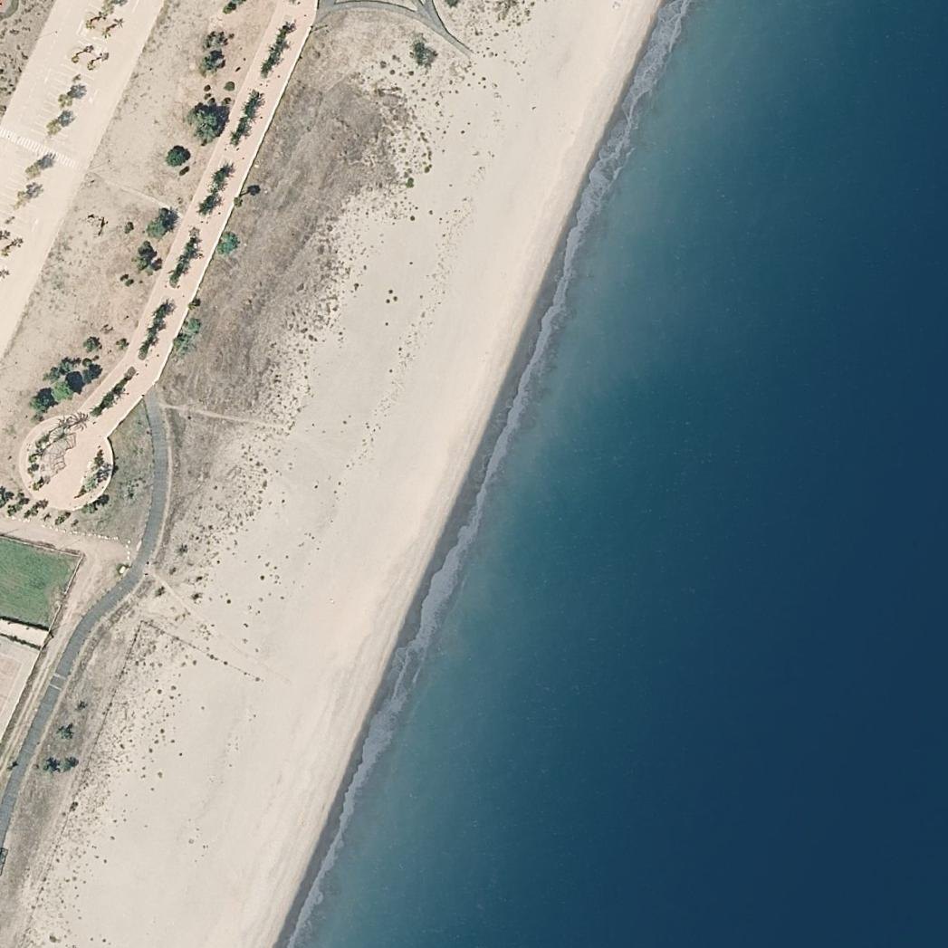 Aerial map of Playa Casablanca