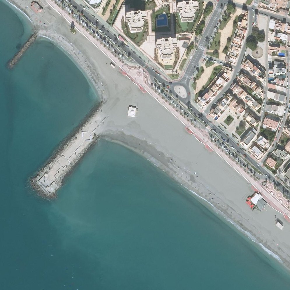 Aerial map of Playa Cdad. Luminosa