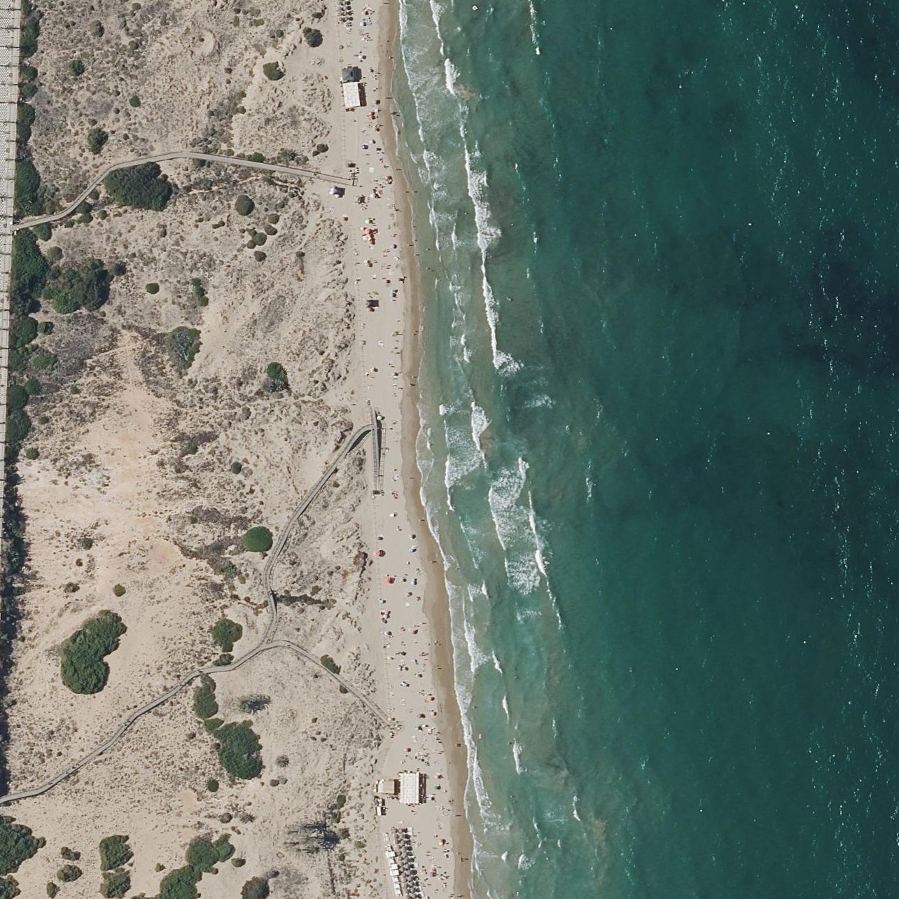 Aerial map of Playa cerca de Los Arenales
