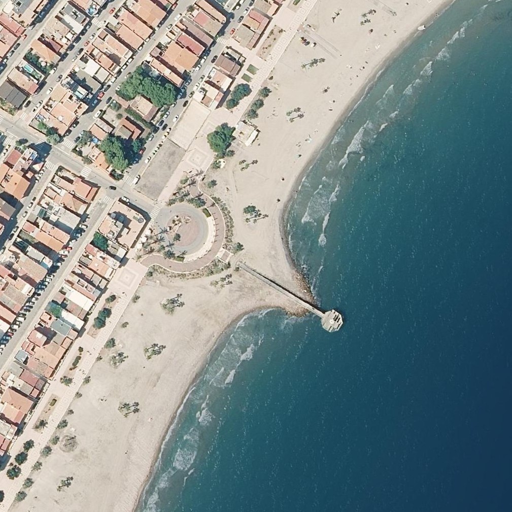 Aerial map of Playa Chilches/Comunidad Valenciana/Castellón/España