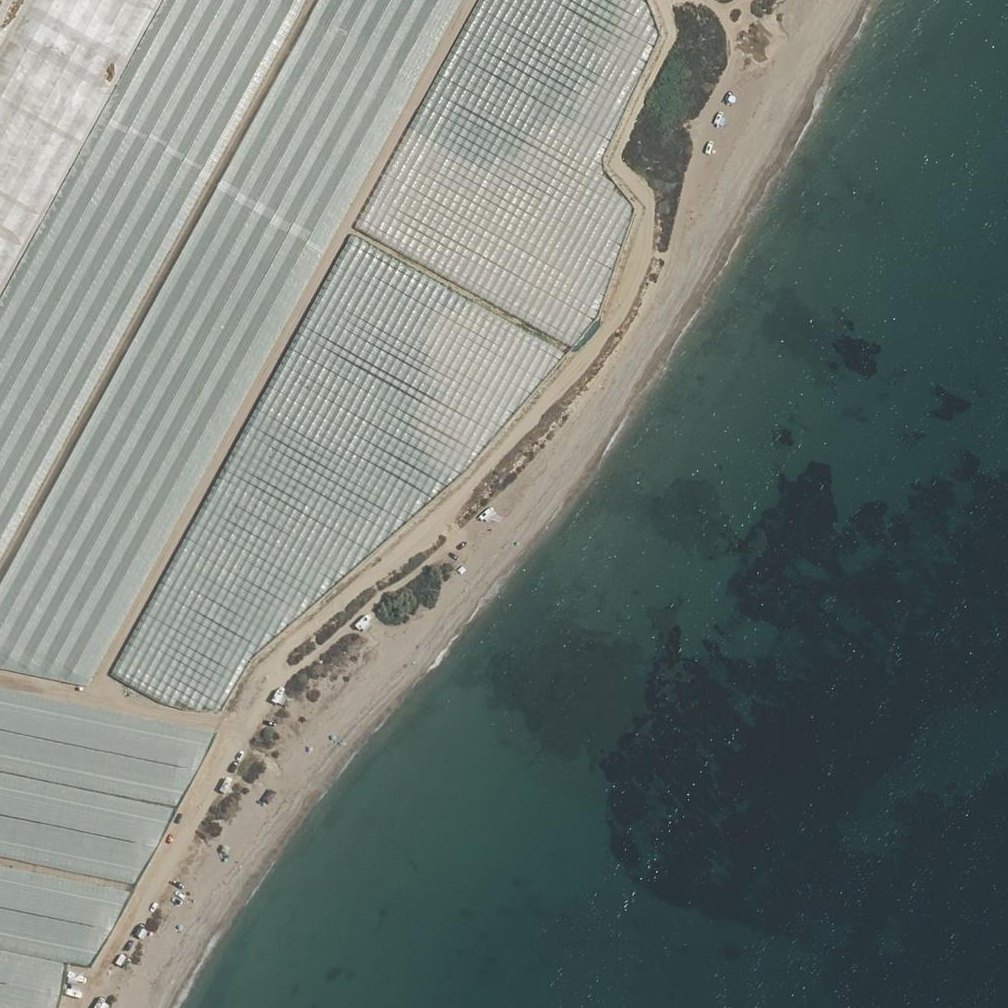 Aerial map of Playa Cobaticas