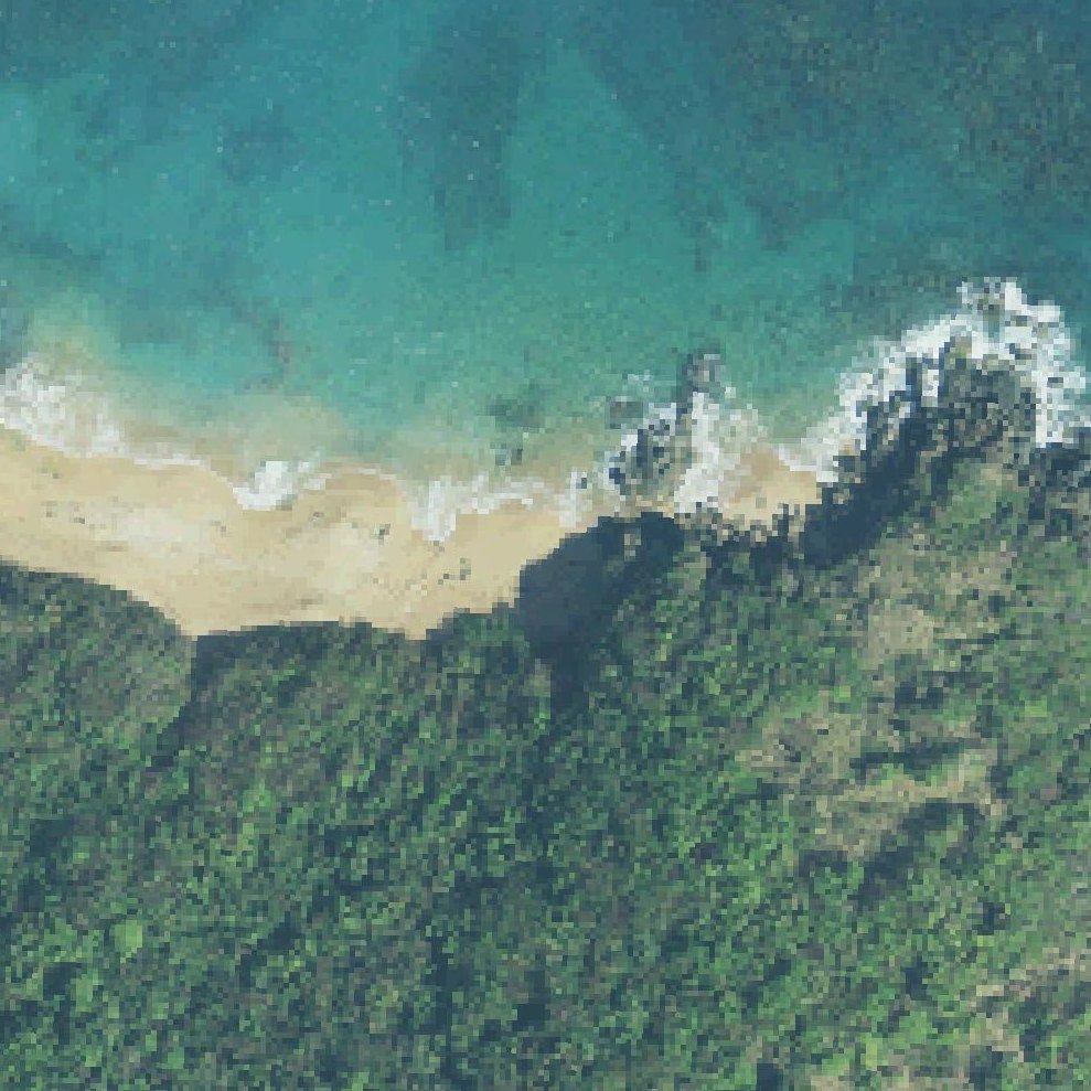 Aerial map of Playa Colora