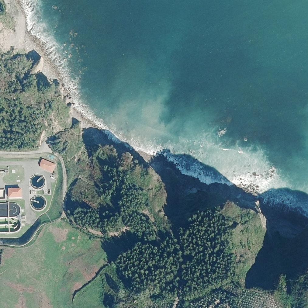 Aerial map of Playa Conejera
