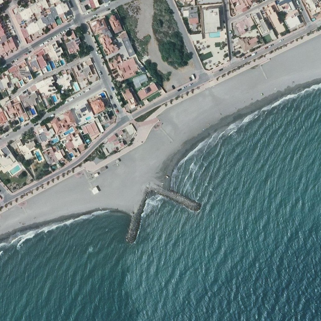 Aerial map of Playa Costa Cabana