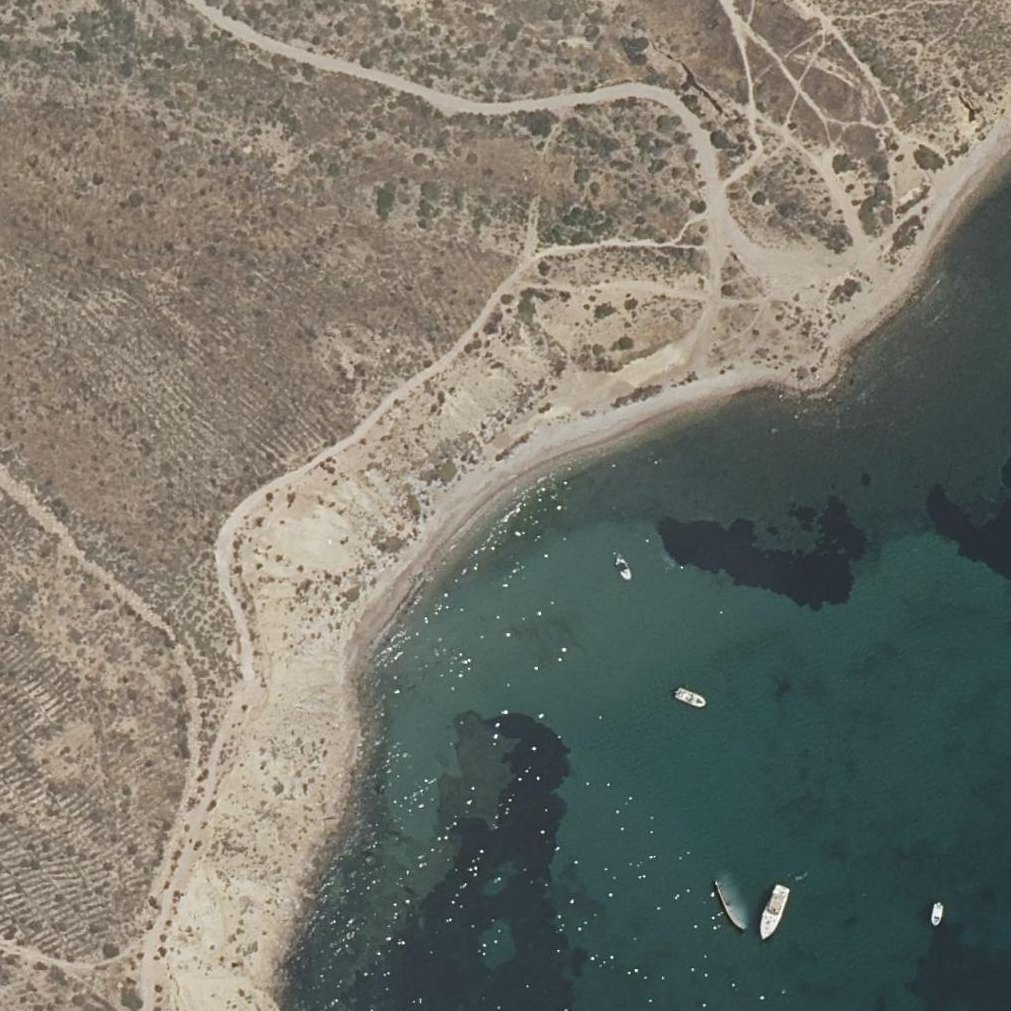 Aerial map of Playa Cueva de Lobos