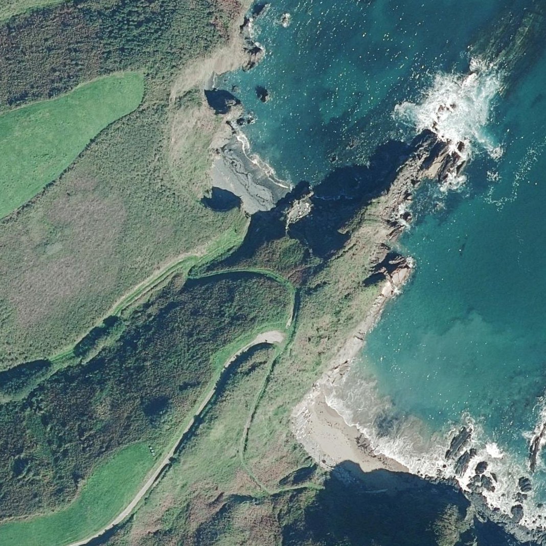 Aerial map of Playa Cueva O de Viodo
