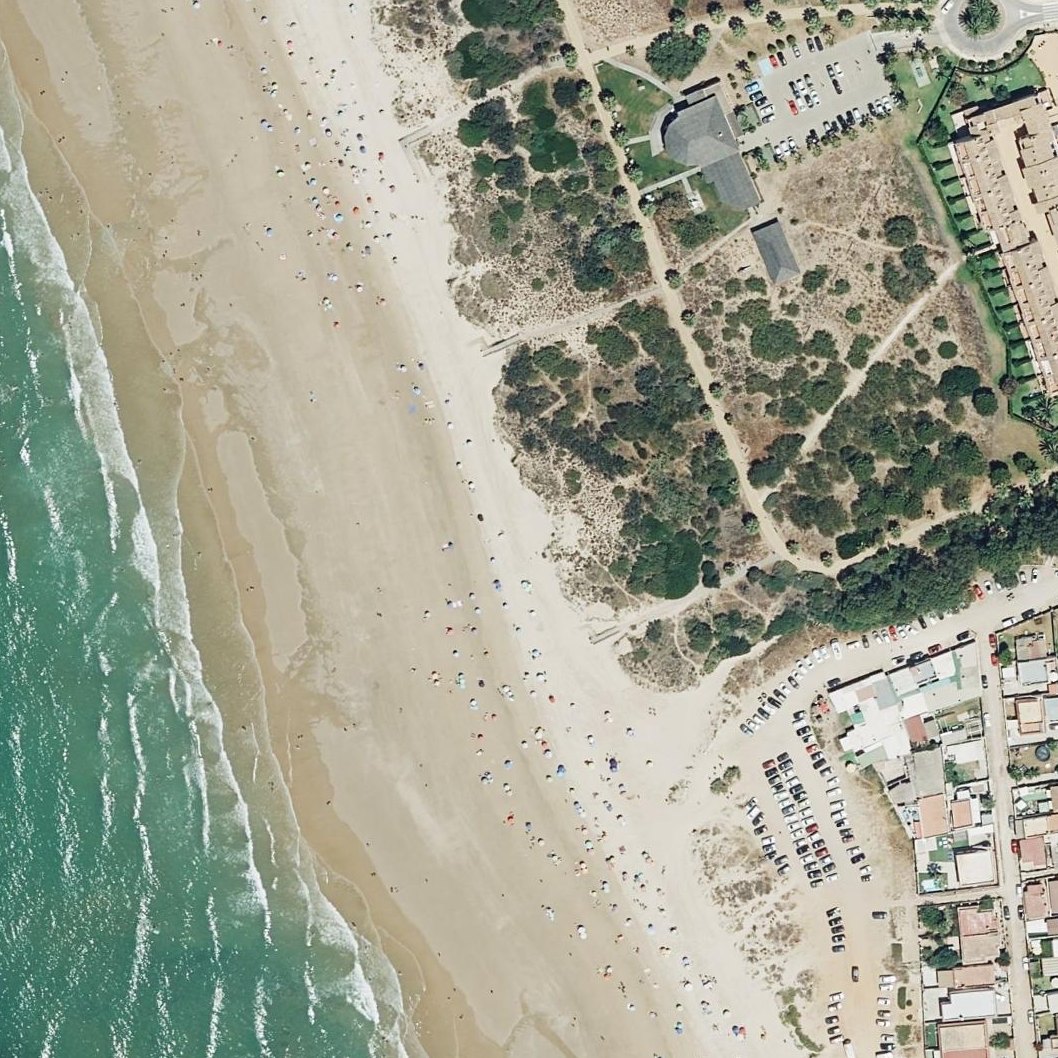 Aerial map of Playa de Aguadulce