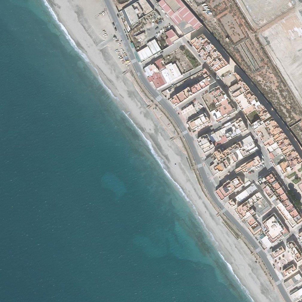 Aerial map of Playa de Almadraba