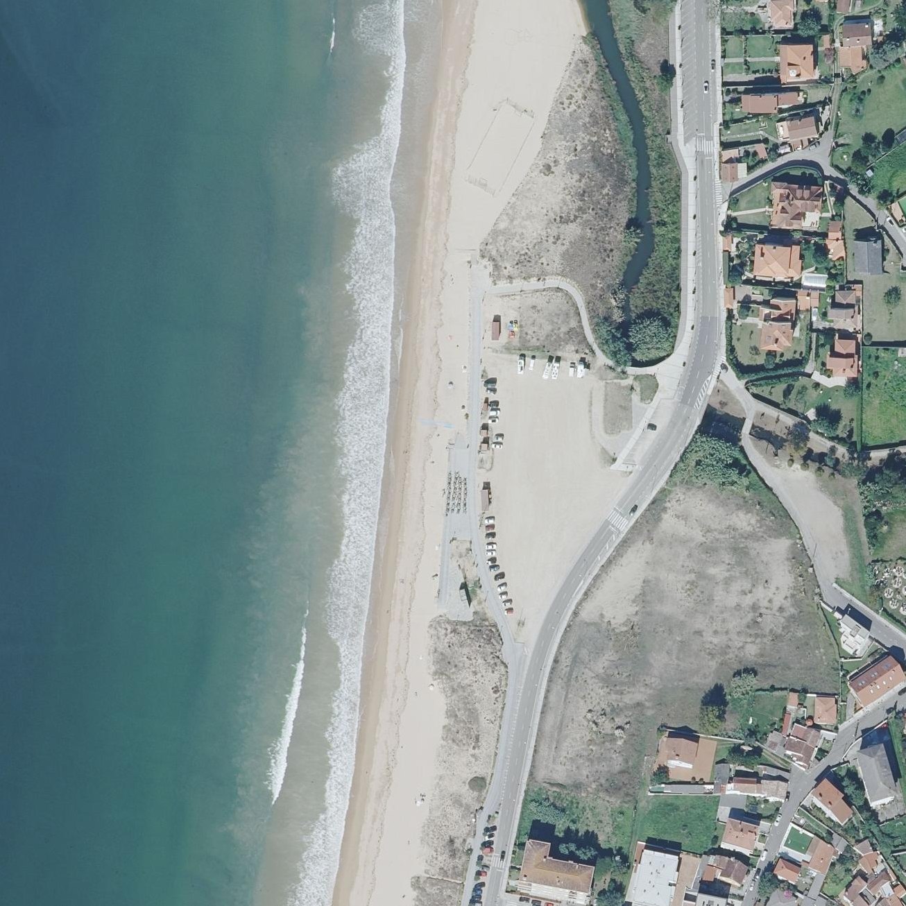 Aerial map of Playa de America