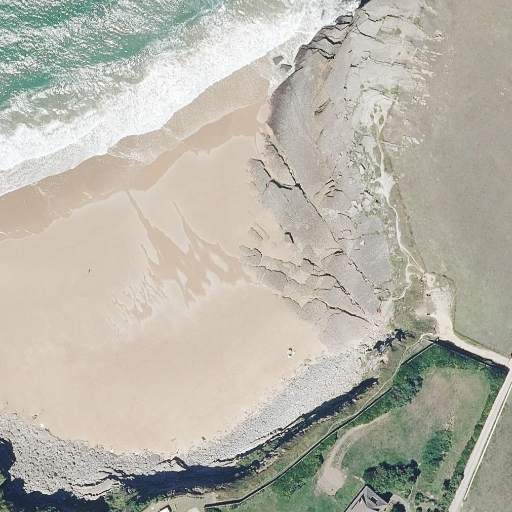 Aerial map of Playa de Arenillas