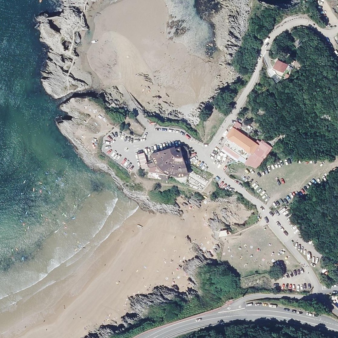 Aerial map of Playa de Arenillas