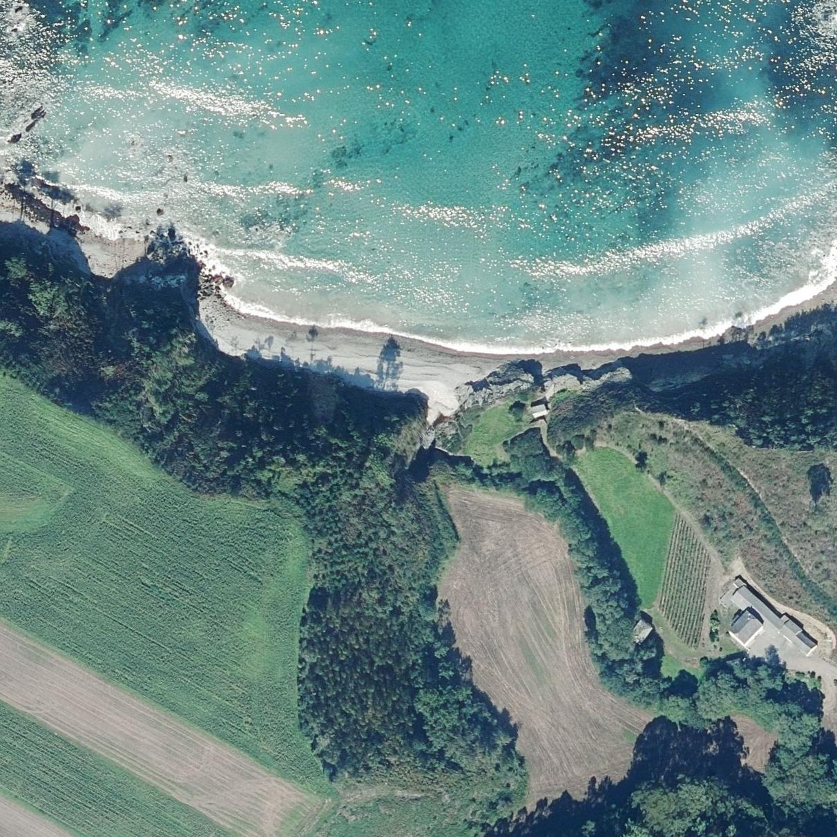Aerial map of Playa de Armaza