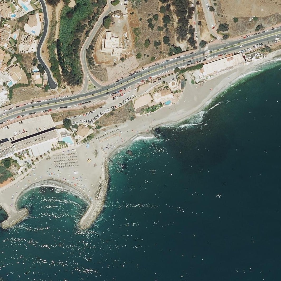 Aerial map of Playa de Arroyo Hondo