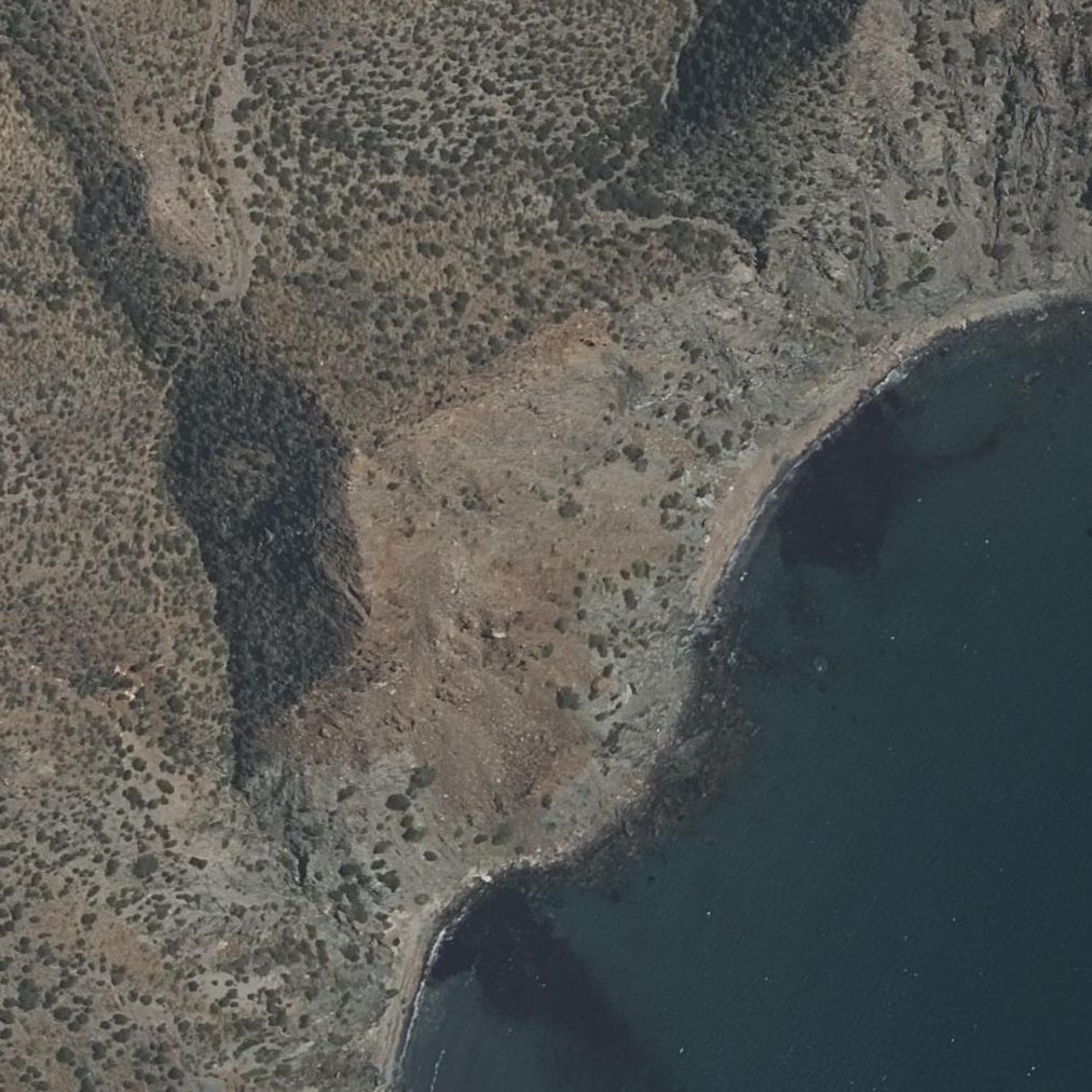 Aerial map of Playa de Baja Mar