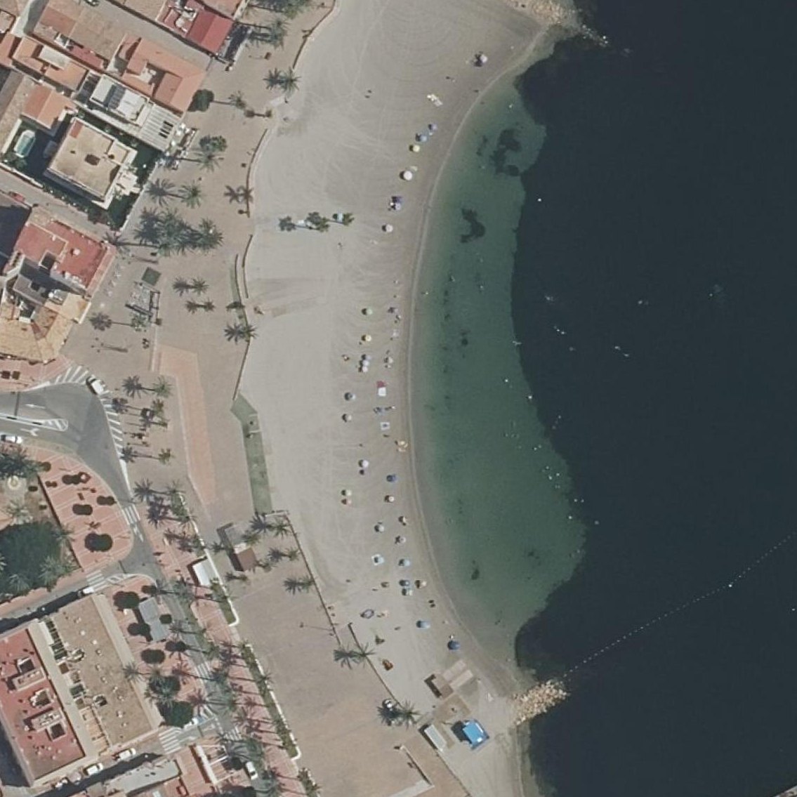 Aerial map of Playa de Barnuevo