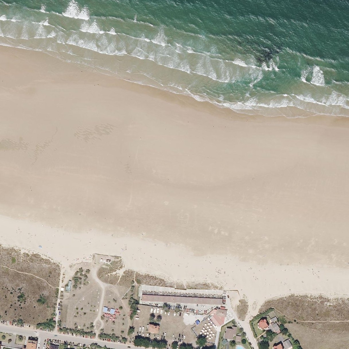 Aerial map of Playa de Berria