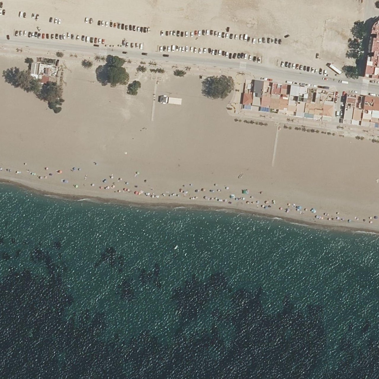 Aerial map of Playa de Bolnuevo