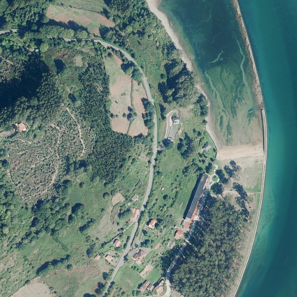 Aerial map of Playa de Bonhome