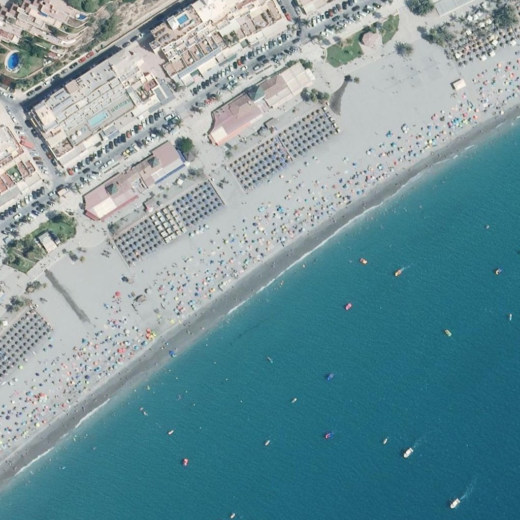 Aerial map of Playa de Burriana