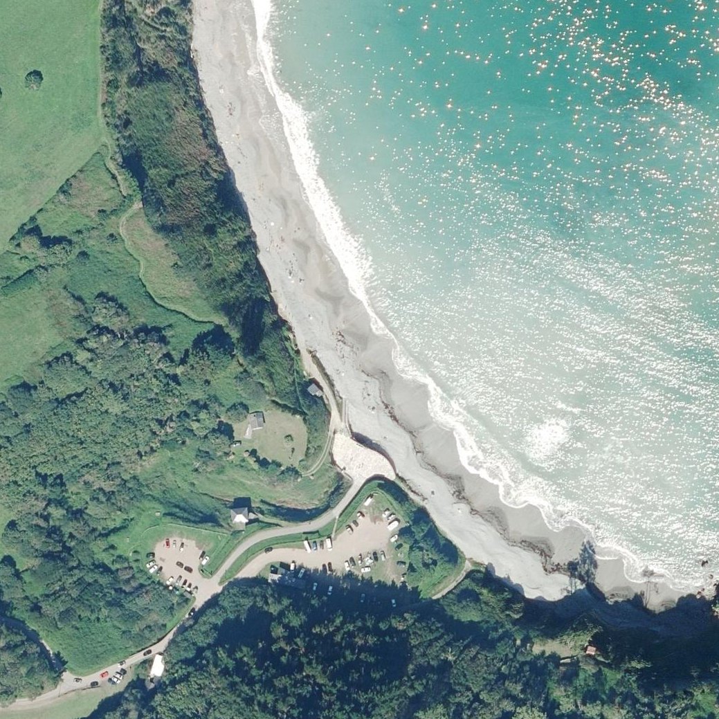 Aerial map of Playa de Cadavedo