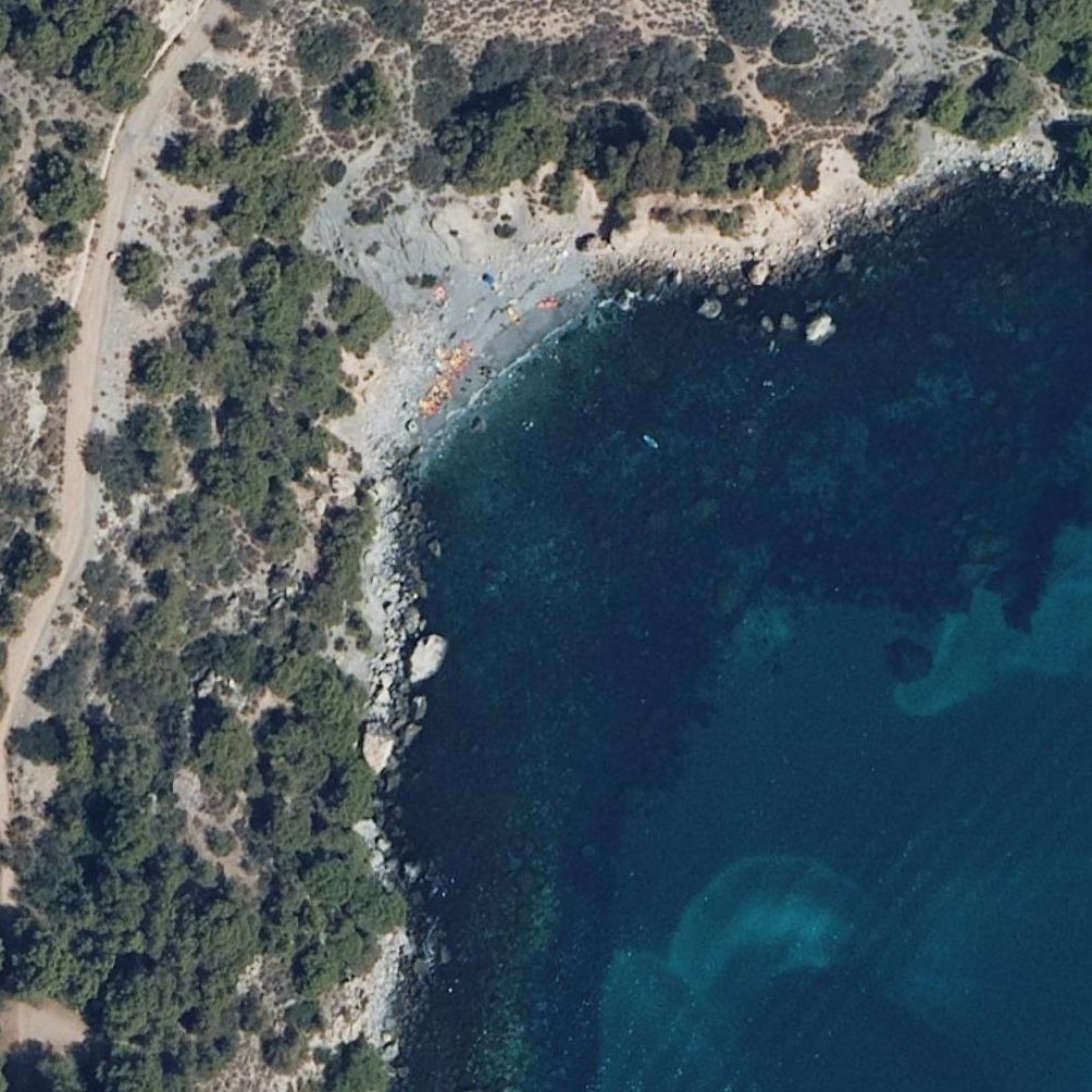 Aerial map of Playa de Calaiza