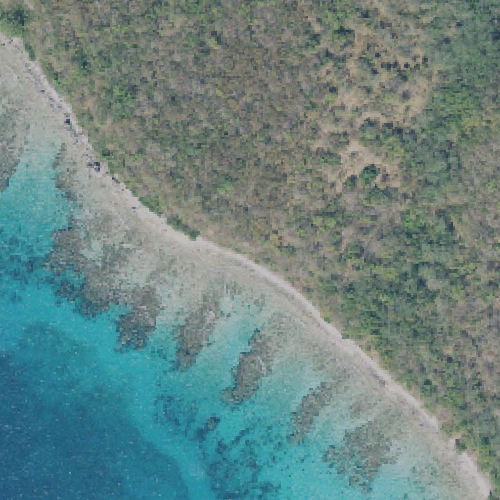 Aerial map of Playa de Cascajo