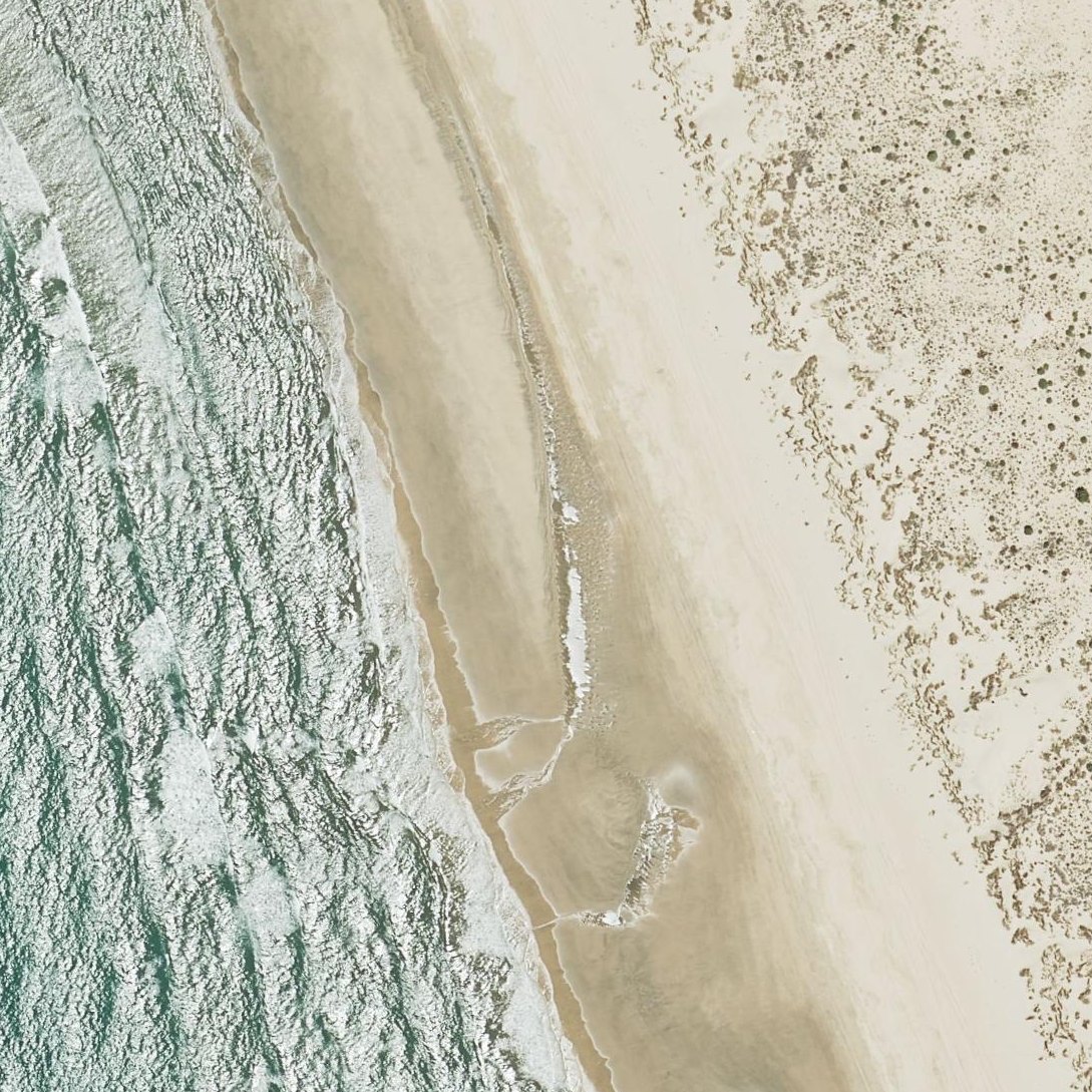 Aerial map of Playa de Castilla