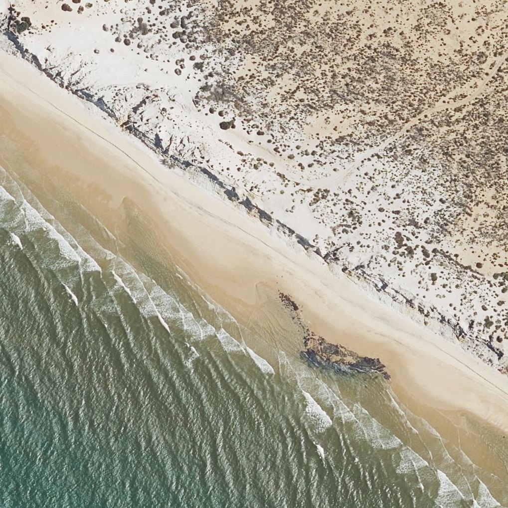 Aerial map of Playa de Castilla