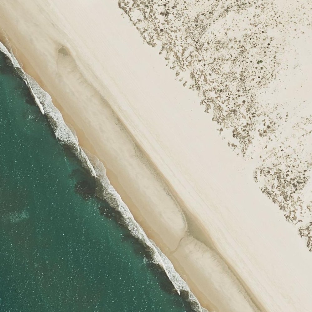 Aerial map of Playa de Castilla