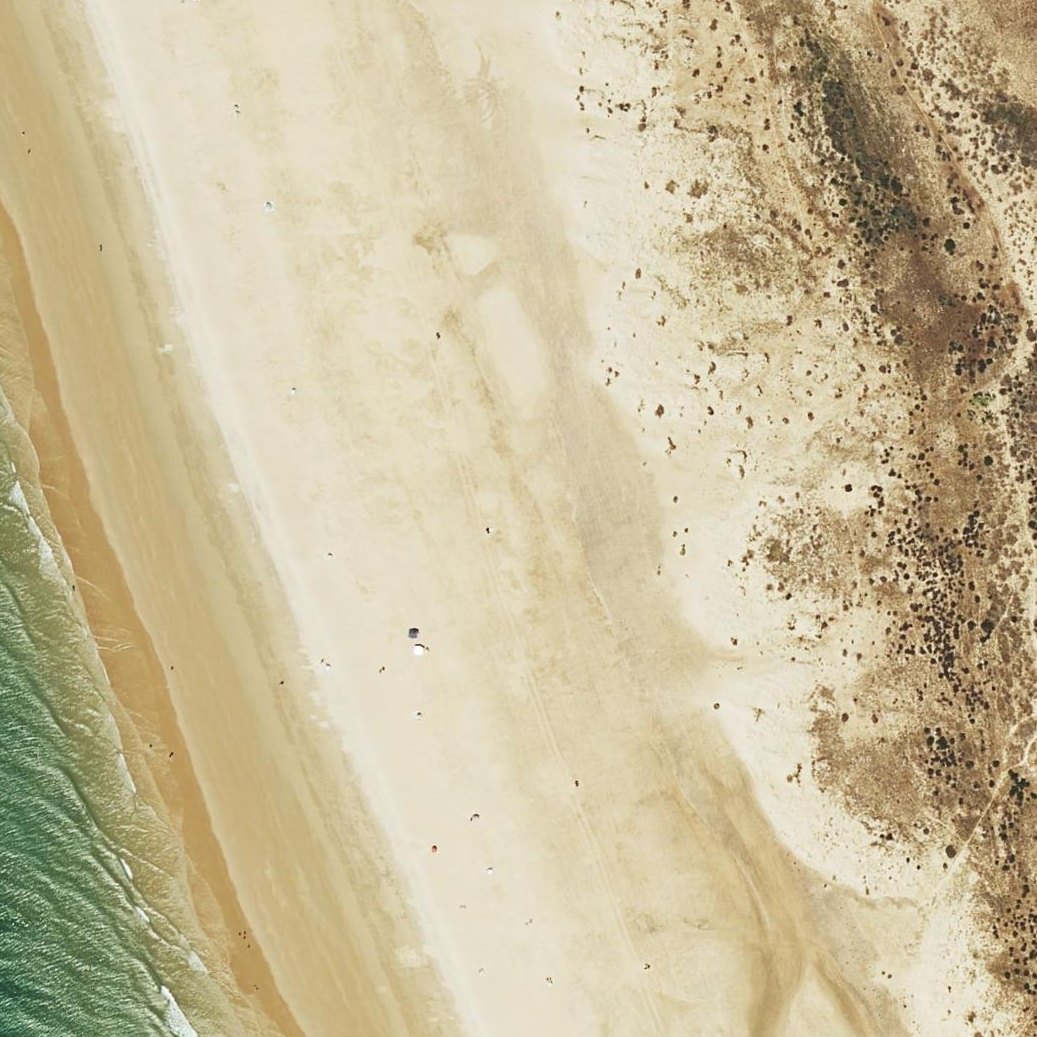 Aerial map of Playa de Castilnovo