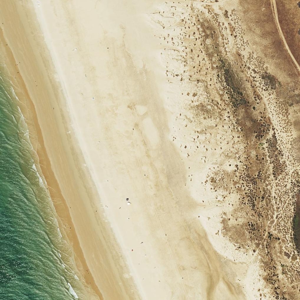 Aerial map of Playa de Castilobo