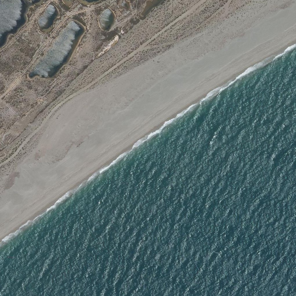 Aerial map of Playa de Cerrillos