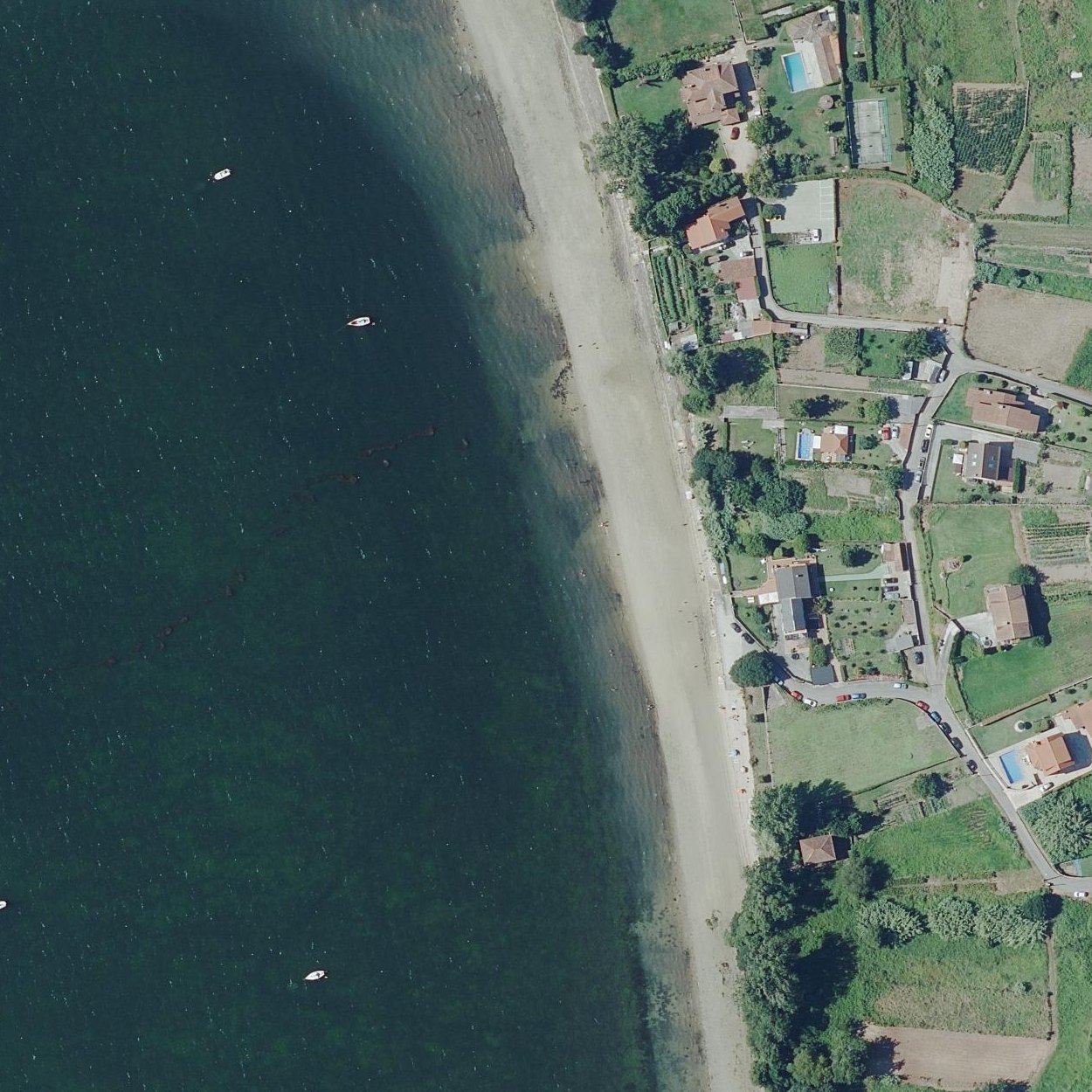 Aerial map of Playa de Cesantes