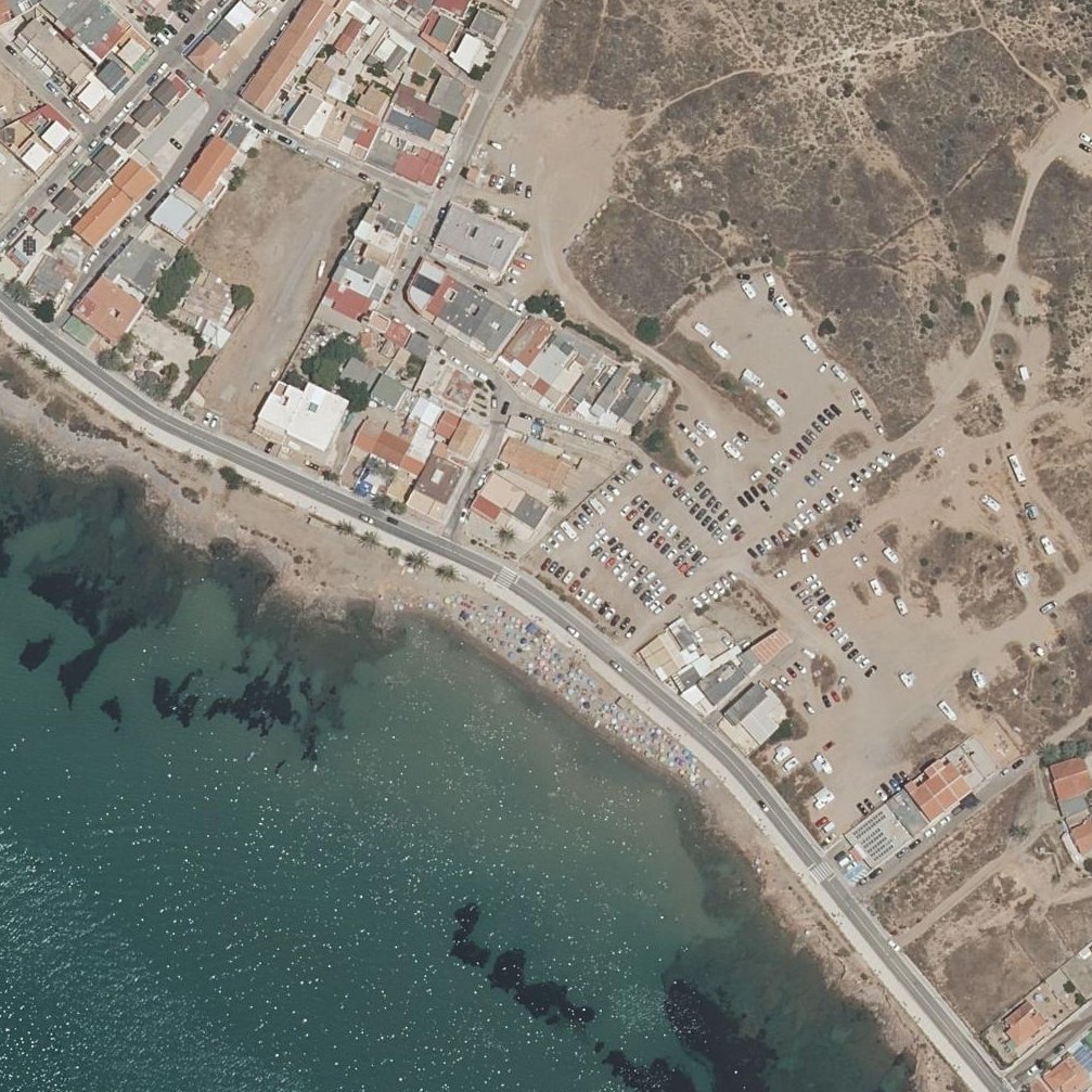 Aerial map of Playa de Chapinera