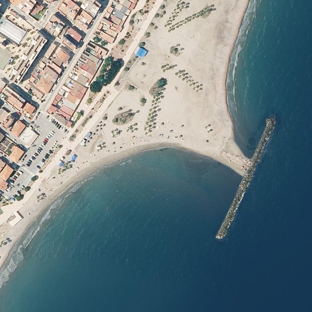Aerial map of Playa de Chilches