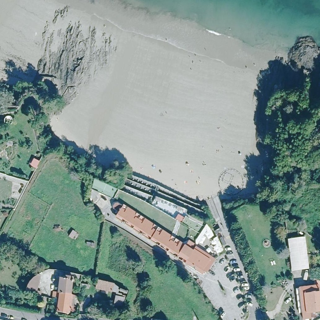 Aerial map of Playa de Cirro