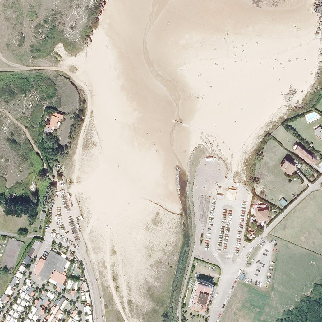 Aerial map of Playa de Cuberris