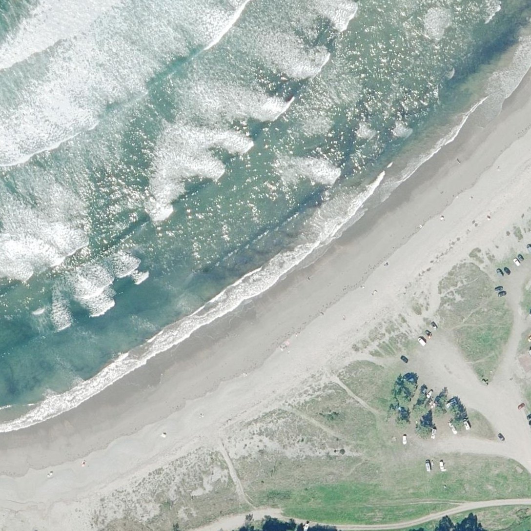 Aerial map of Playa de Cueva