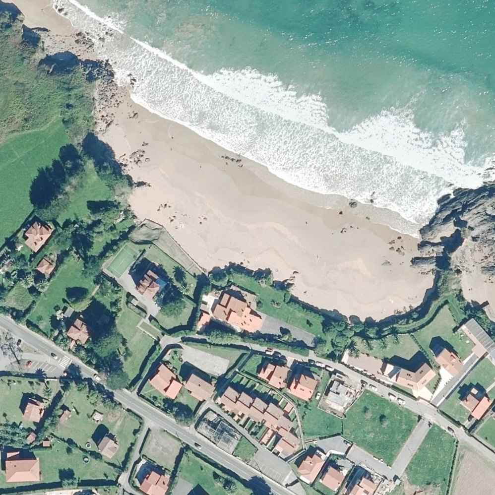 Aerial map of Playa de El Barrigón