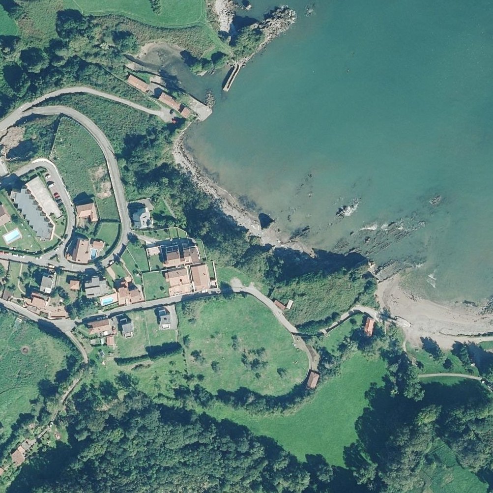 Aerial map of Playa de El Dique