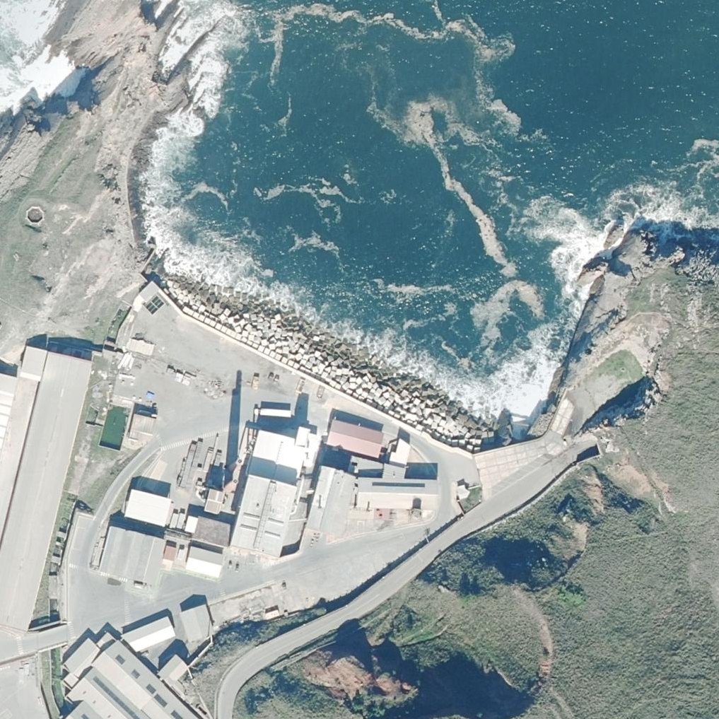 Aerial map of Playa de El Dólar