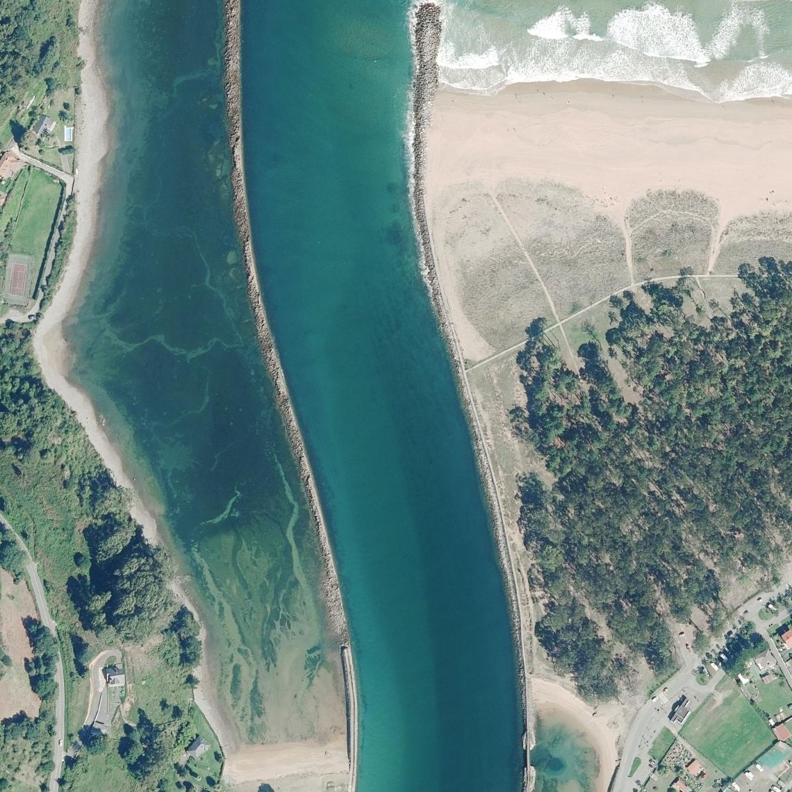 Aerial map of Playa de El Puntal