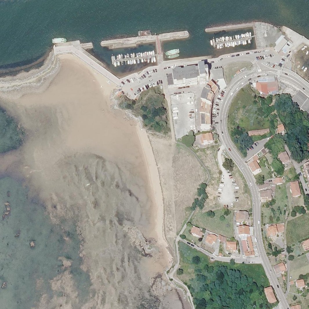 Aerial map of Playa de El Rostro
