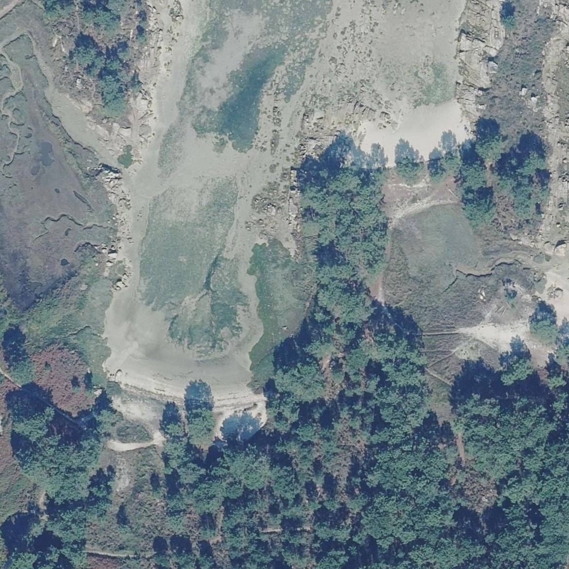 Aerial map of Playa de Espiños