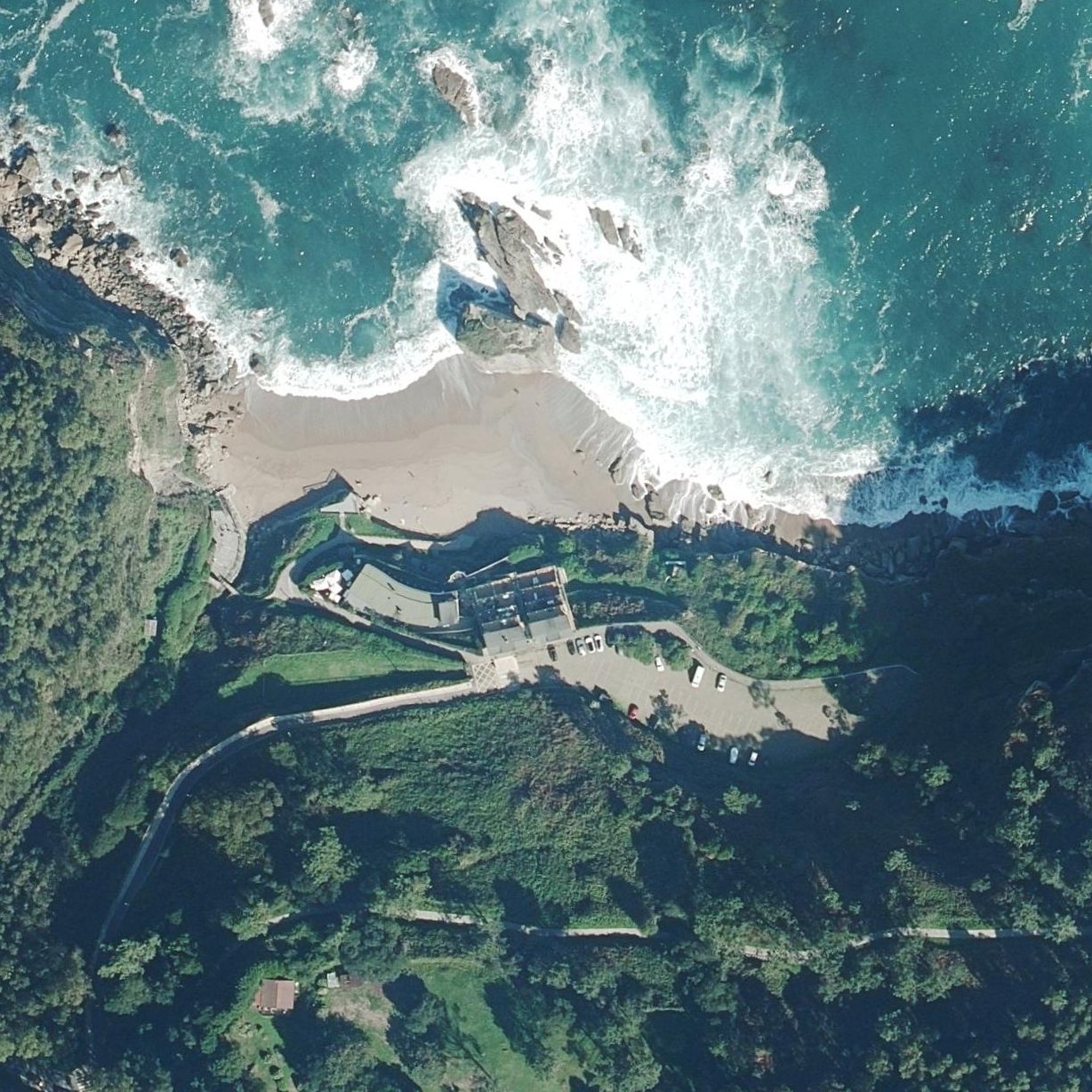 Aerial map of Playa de Estaño