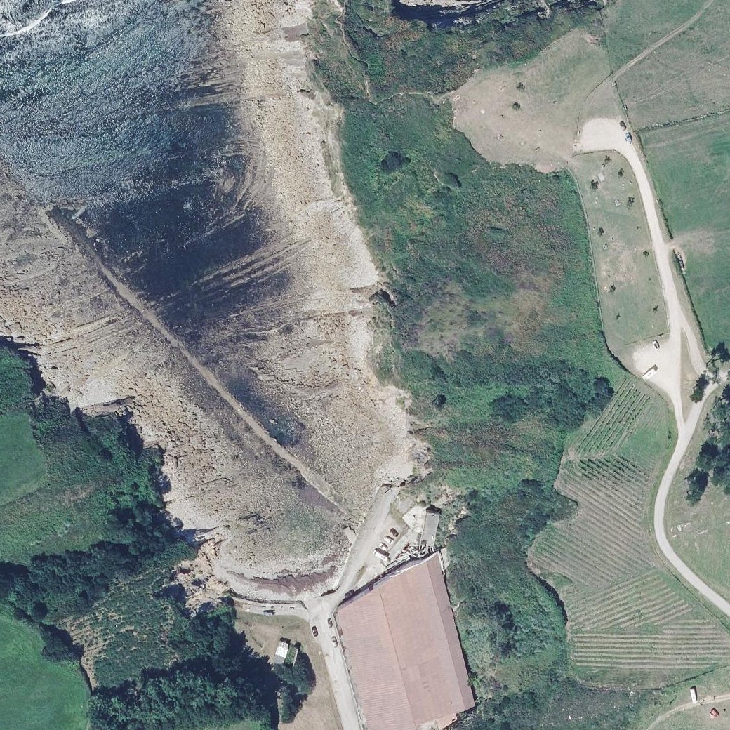 Aerial map of Playa de Fonfría
